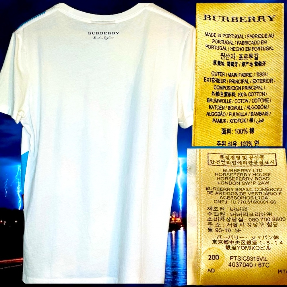 BURBERRY WILMORE GEOMETRIC PRINT
MEDIUM UNISEX PIT 20 L 26 NO SIGNS OF WEAR NICE - Picture 3 of 16